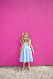 toddler blue seersucker dress