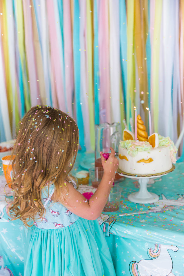 unicorn birthday dress