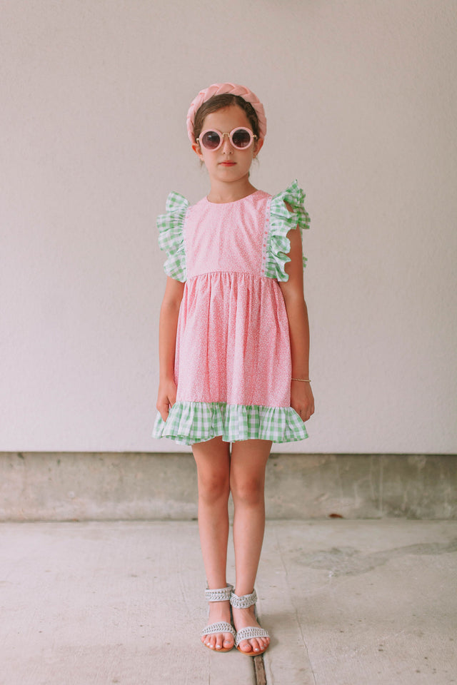Little Girl's Retro Round Sunglasses
