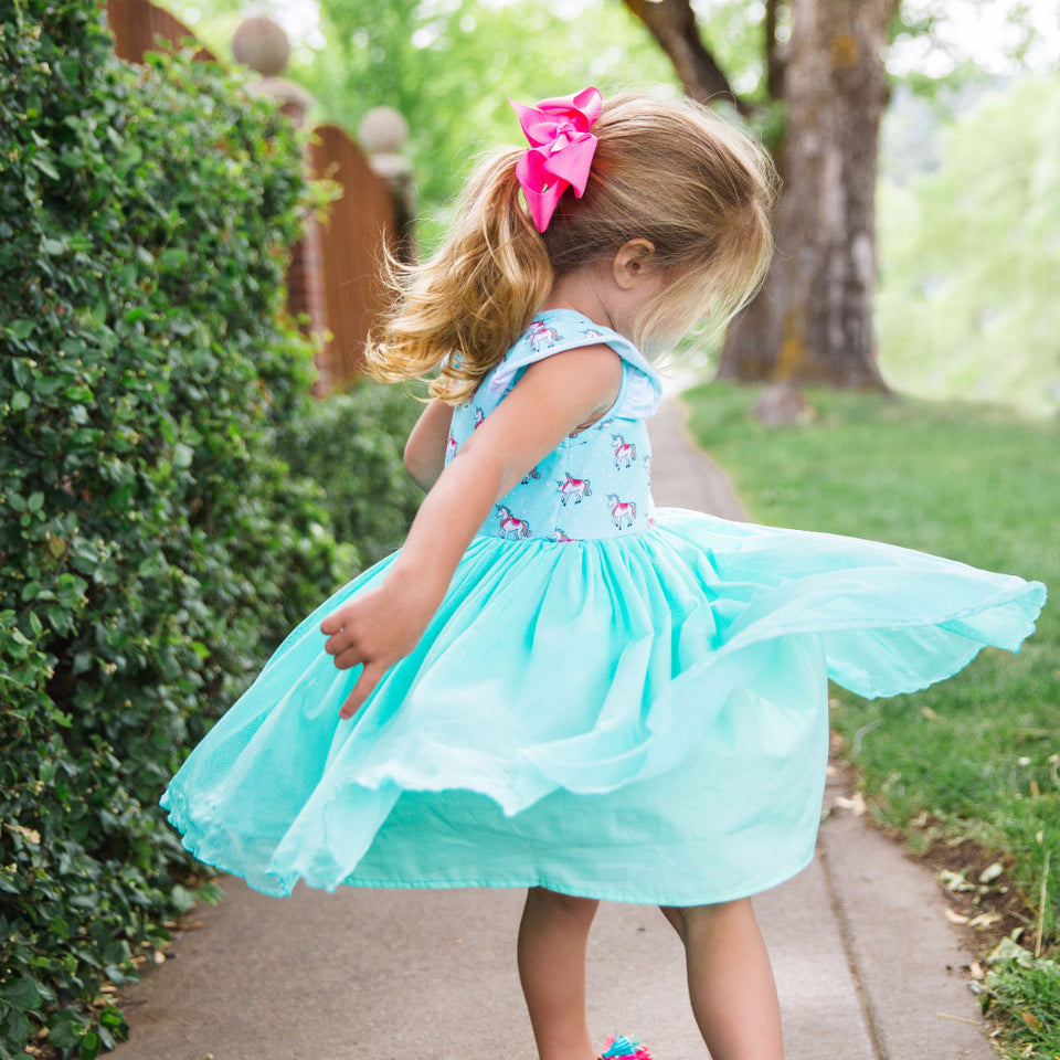 girls unicorn dress